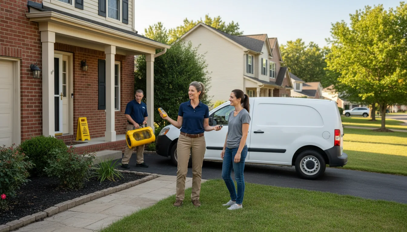 Water restoration image for Emergency Water Damage Restoration in El Paso, AR